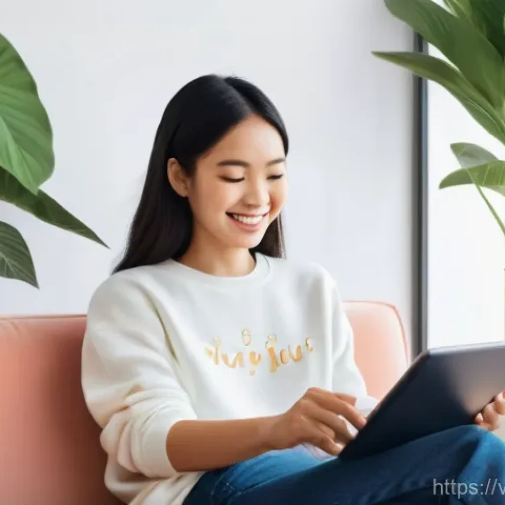 AI 작곡 기술 - **Prompt:** A vibrant, optimistic digital painting of a young Vietnamese woman, in her early twentie...