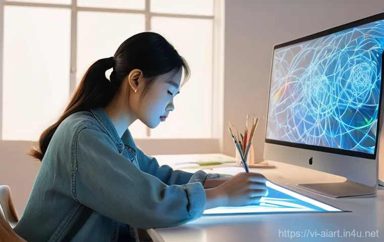 AI 예술과 인간 협업 - **Prompt:** A breathtaking, hyper-realistic, and surreal landscape painting created by AI. The scene...